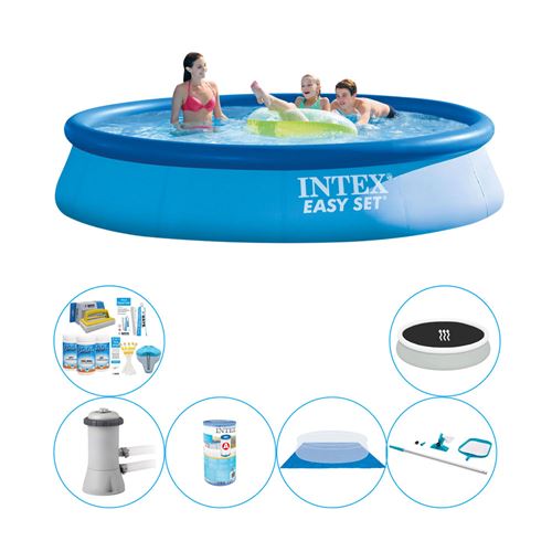 Offre combi de piscine - Intex Easy Set Ronde 396x84 cm