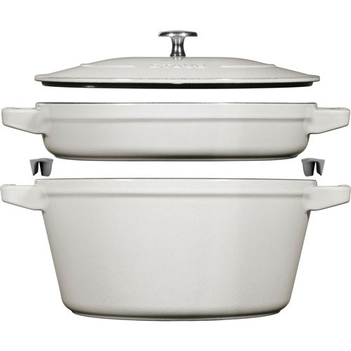 2-pcs, Set empilable, Truffe blanche