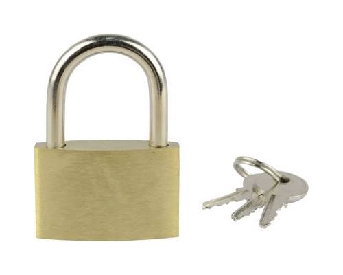 Brüder Mannesmann Jaune Cadenas M 413-35 Or- Avec Serrure À Clé - Image 2