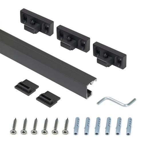 Emuca Gris Profil Pour Suspendre Les Accessoires De Cuisine Titane - Image 3