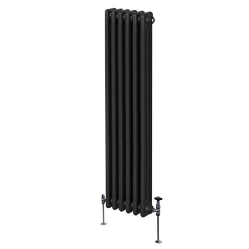 Monstershop Traditional 3 Column Radiator - 1800 x 292mm - Black