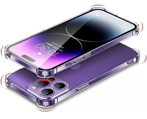 Coque antichoc pour iPhone 15 Pro Max avec 2x protecteurs d'écran - iPhone 15 Pro Max