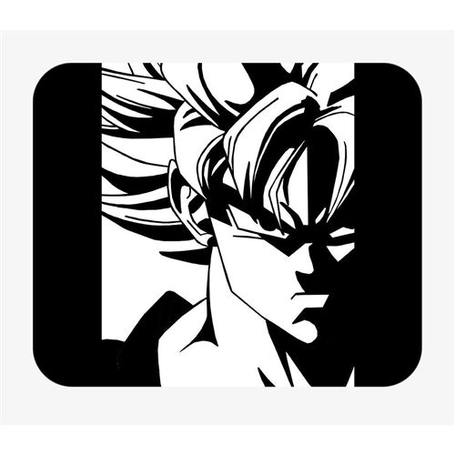 Tapis de souris Dragon ball super son goku super saiyan noir et