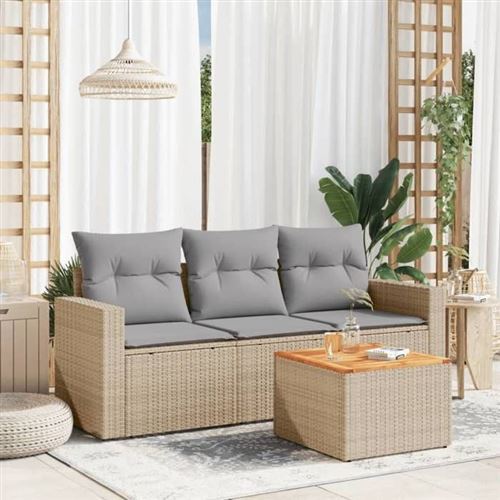 Non Communiqué Gris Salon De Jardin Modulable Vidaxl Beige Resine Tressee 4 Pieces 62 X 55 X 69 Cm
