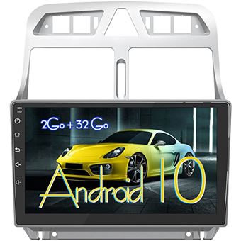 Cadre Panneau Autoradio Pour Peugeot 307 / 307CC / 307SW (2002-2013) - Kit Montage 2DIN - Noir