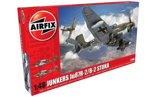 Airfix Junkers Ju87b-1 Stuka Plastic Model Kit (123 Piece)