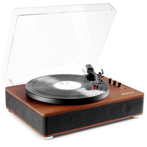Non Communiqué Marron Foncé Fenton Rp162d - Platine Vinyle Rétro Hifi Avec Bluetooth Et Haut-Parleurs