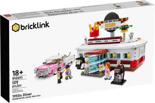 LEGO® Bricklink 910011 Le Restaurant des années 1950s