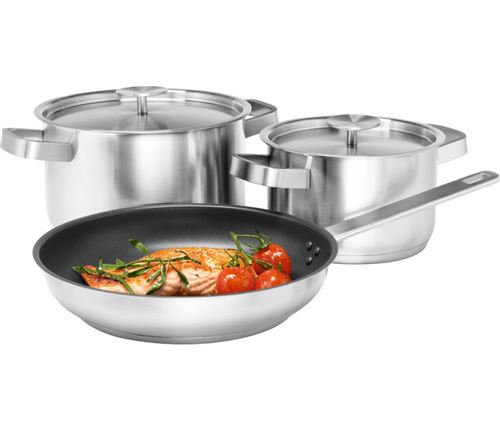 batterie de cuisine 3 pièces inox - e3ss