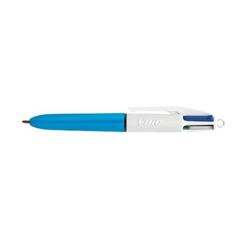 Bic 895958 Stylo À Bille Noir, Bleu, Vert, Rouge Stylo À Bille Rétractable Avec Clip 12 Pièce(S)