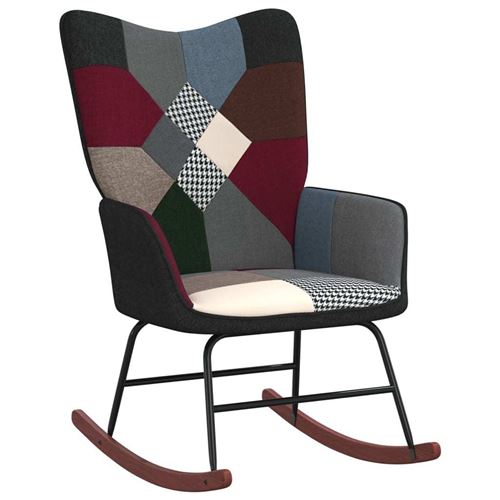 Non Communiqué Multicolore Chaise Vidaxl Interieur En Bois Massif H. 98 Cm - Image 1