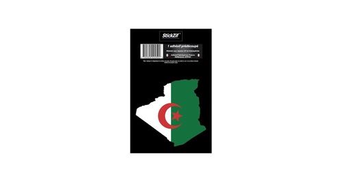 Stickzif 1 adhésif carte algerie stp3c 