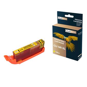 ABCToner - Compatible cartouche d'encre pour Canon 581XXL jaune