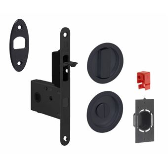 MroMax Loquet Magnétique En Plastique à Double Tête Ronde Pour Armoire