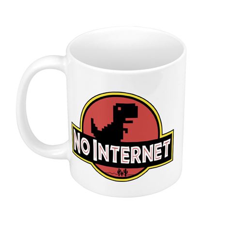 Fabulous Mug céramique Jurassic park - Google Game