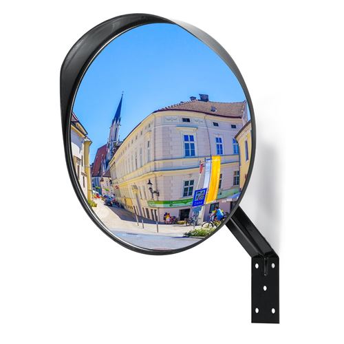 Miroir de sécurité - OneConcept Convexe - Ø 30 cm - Antichoc et résistant aux intempéries