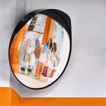 Miroir de sécurité - OneConcept Convexe - Ø 30 cm - Antichoc et résistant  aux intempéries - Équipement et matériel de sécurité - Achat & prix