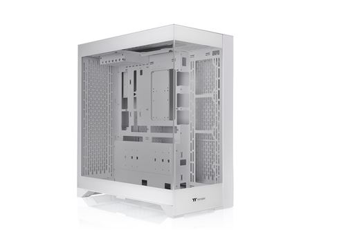 THERMALTAKE Nom : Boitier Moyen Tour E-ATX Centralized Thermal Efficiency E660 MX avec panneaux vitrés (Blanc)