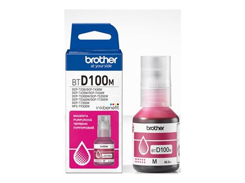 BROTHER Druckkopfpatrone  BTD100M MAGENTA INK BOTTLE - 5000 PAGES