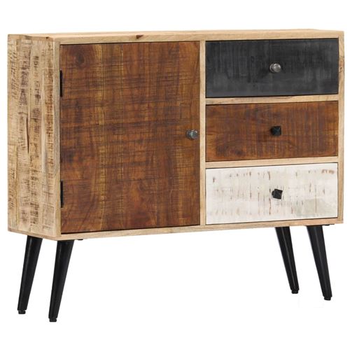 vidaXL Buffet 88 x 30 x 73 cm Bois de manguier massif