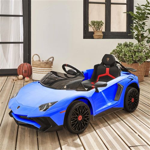 17€ sur Voiture électrique 12V pour enfant Lamborghini bleu 1