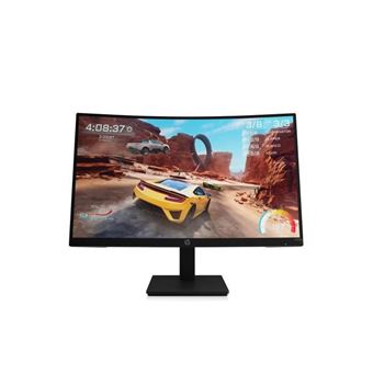 Ecran PC Gaming HP X27qc 27" Incurvé QHD Noir - 1
