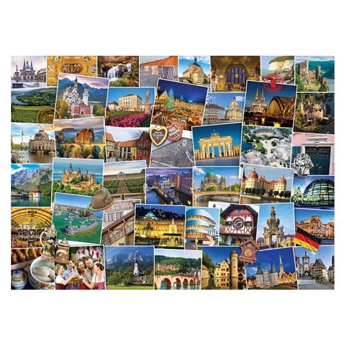 Puzzle Eurographics - Globetrotter Allemagne, 1000 pièces