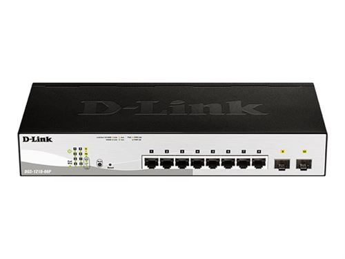 D LINK D-Link DGS-1210-08P/E Gigabit Switch 8 Port Layer2 PoE DGS-1210-08P/E 