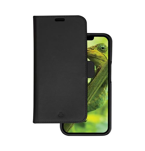 Folio 2 en 1 iPhone 14 Lynge en Cuir Noir DBramante1928 - Neuf