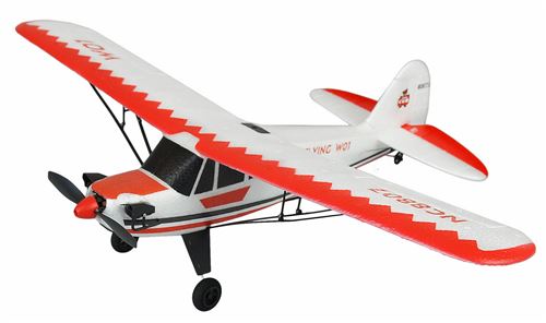 Amewi Piper J-3 CUP jaune, noir Avion RC prêt à voler (RtF) 505 mm
