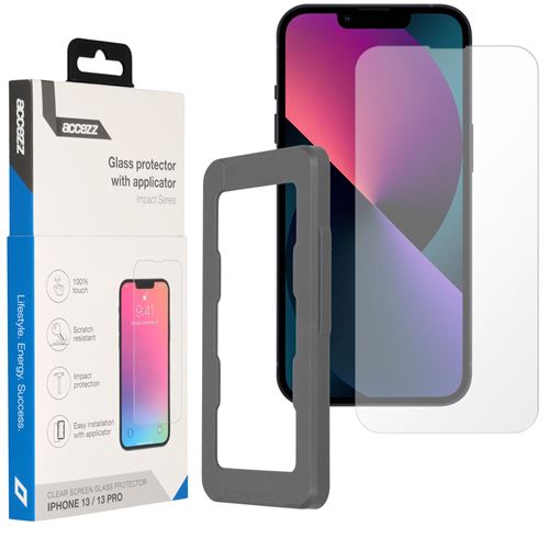 Verre Trempé pour iPhone 13 Accezz Transparent