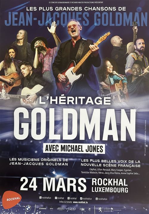 Affiche - Jean-jacques GOLDMAN - Michael Jones - 60x85cm