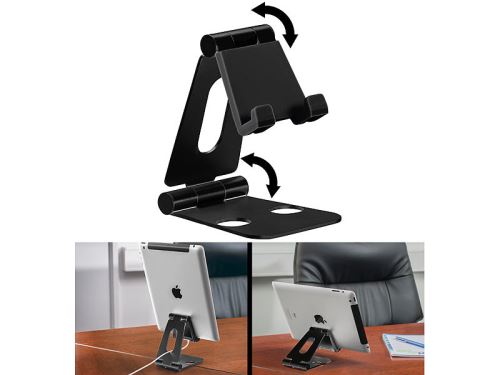 Support orientable ultraplat pour smartphone / tablette 25,4 cm - Noir