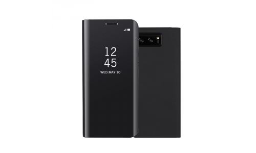 Etui View compatible Galaxy Note8 avec rabat translucide noir