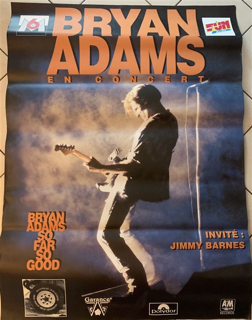 Acheter BRYAN ADAMS - En Concert 1993 - 98x132cm - Affiche État correct - 39,99 € BRYAN ADAMS - En Concert 1993 - 98x132cm - Affiche État correct - N/A reconditionné disponible sur Fnac