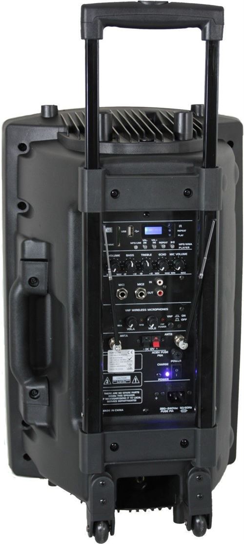 ibiza sound HYBRID15VHF-BT Portable PA Speaker SystemHYBRID15VHF-BT