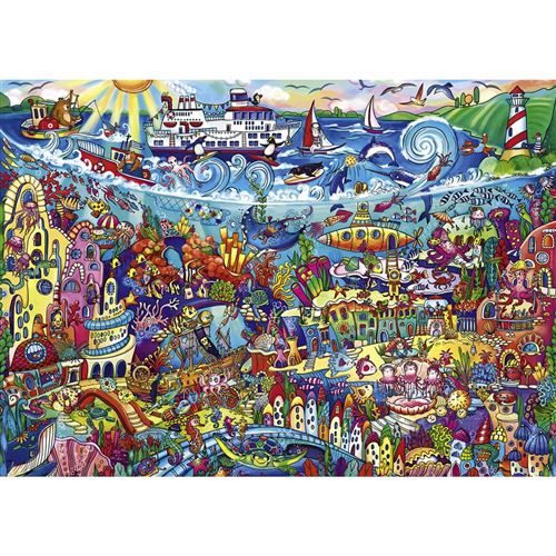 Heye Puzzle Magic Sea 1000 Pièces - Puzzle Cartoon Fantaisie - vue 1