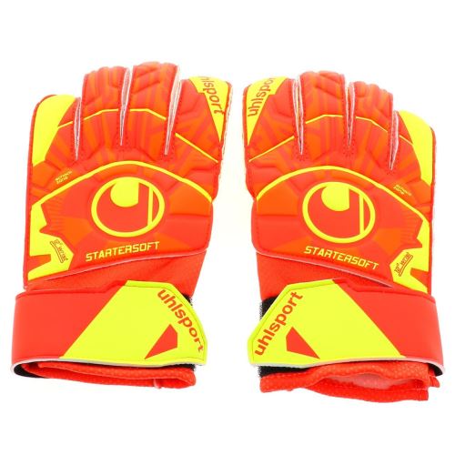 Gants gardien football Uhlsport Starter soft jr euro2020 Orange taille : 7 réf : 56934
