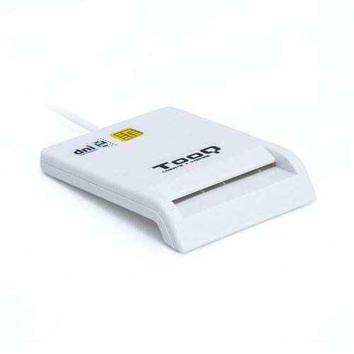Lecteur de Cartes Intelligentes TooQ TQR-210W USB 2.0 Blanc