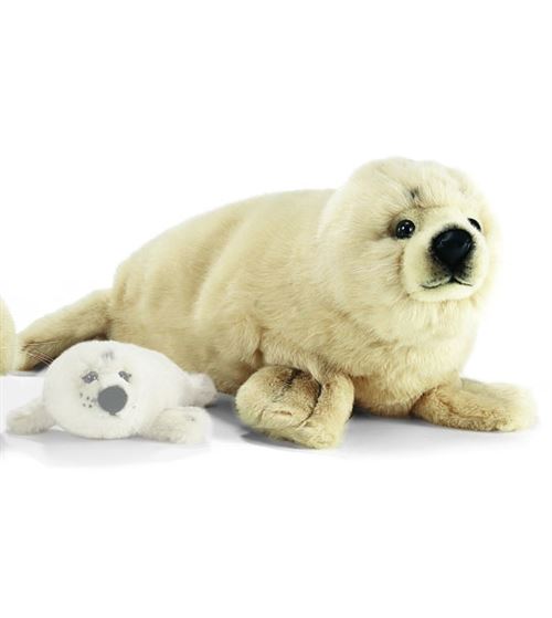 Hansa Peluche Phoque Ecru 50cmL