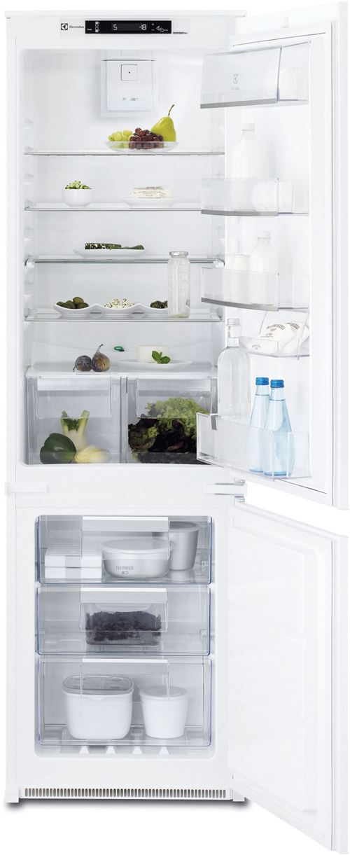 Electrolux ENN2853COW - réfrigérateur/congélateur - congélateur bas - intégrable - blanc