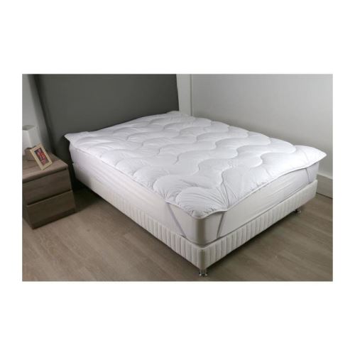 DODO Surmatelas 160 x 200 - Polyester fibre haute technologie - Moelleux - CONTRY