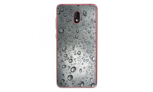 Coque souple pour Wiko Lenny 5 avec impression Motifs gouttes d'eau