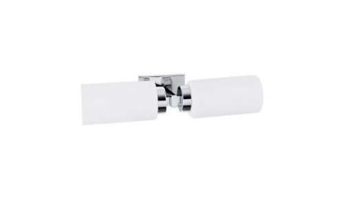Applique en Métal, Verre Opalin Chrome Luminaire Design - Pour Séjour, Salon, Cuisine, Chambre, Bureau - Applique