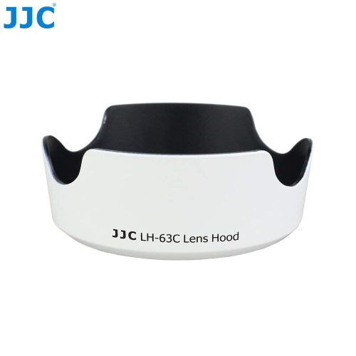 Jjc Ew-63 C Blanc Pare-soleil Pour Canon Ef-s 18–55 Mm F/3.5–5.6 Is Stm – Similaire À Canon Ew-63 C