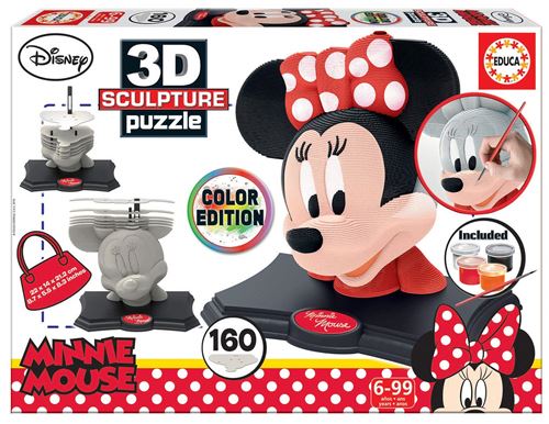 Educa Borrás - Minnie Puzzle, 17930, Multicolore
