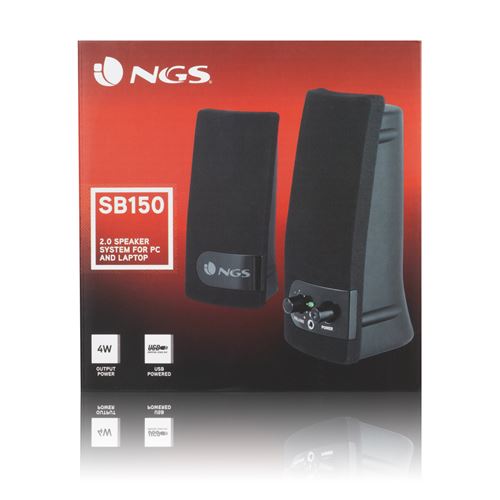 NGS SoundBand 150 - Luidsprekers - voor PC - 4 Watt (Totaal) - 2-weg