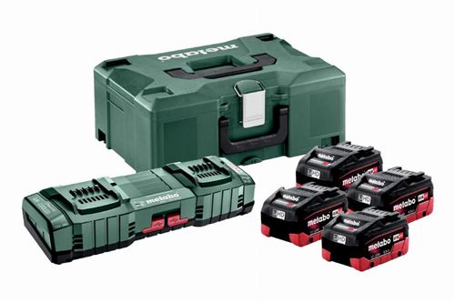 Metabo - Pack Énergie 18V - 4 Batteries LiHD 5,5Ah - Chargeur ASC 145 Duo - MetaBox - Image 3