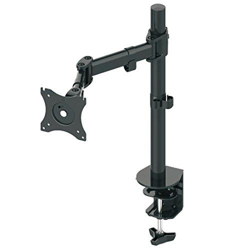 deleyCON Support pour écrans Universal Monitor 10 à 32 Pouces (25cm 80cm) jusqu'à 8kg Max. VESA 100x100 inclinable + piv