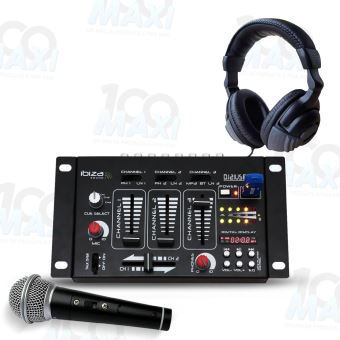 20 Sur Table De Mixage 4 Voies 7 Canaux Usb Mp3 Casque Stereo